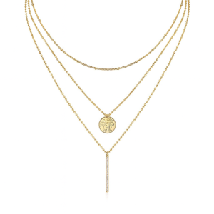 Cushion Medallion Necklace