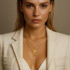 Cushion Medallion Necklace