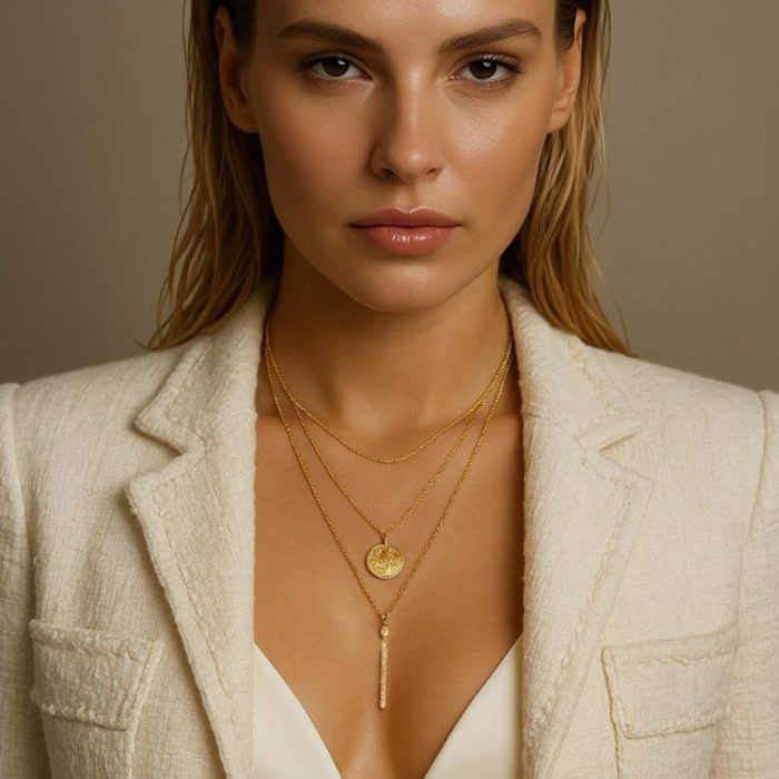 Cushion Medallion Necklace