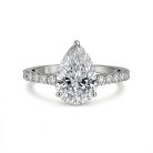 Pear-Cut Brilliance Ring