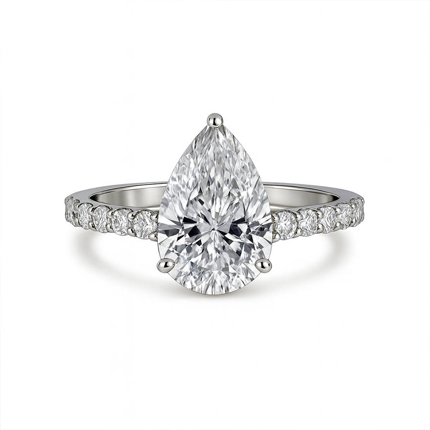Pear-Cut Brilliance Ring