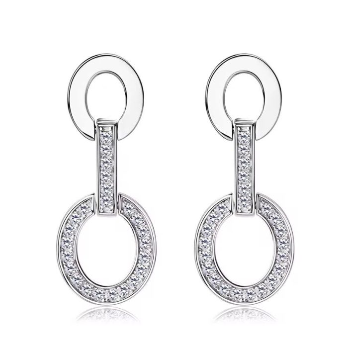 Diamond Drop Earrings