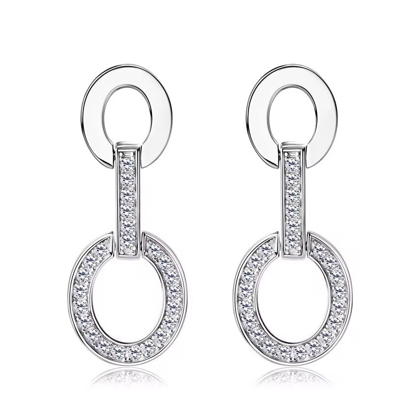 Diamond Drop Earrings